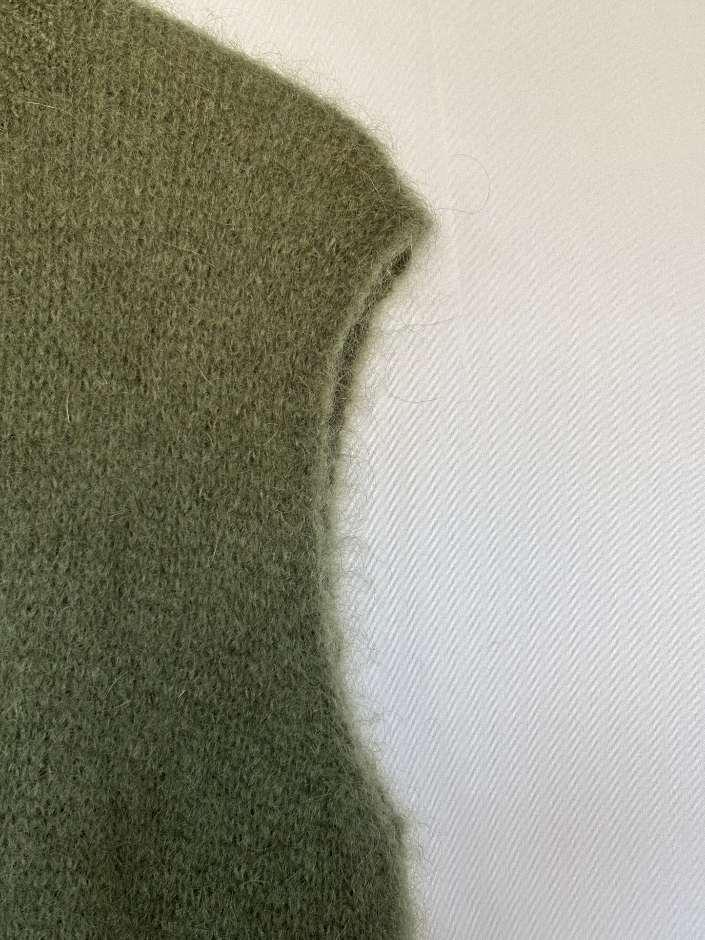 Pull mohair - kaki