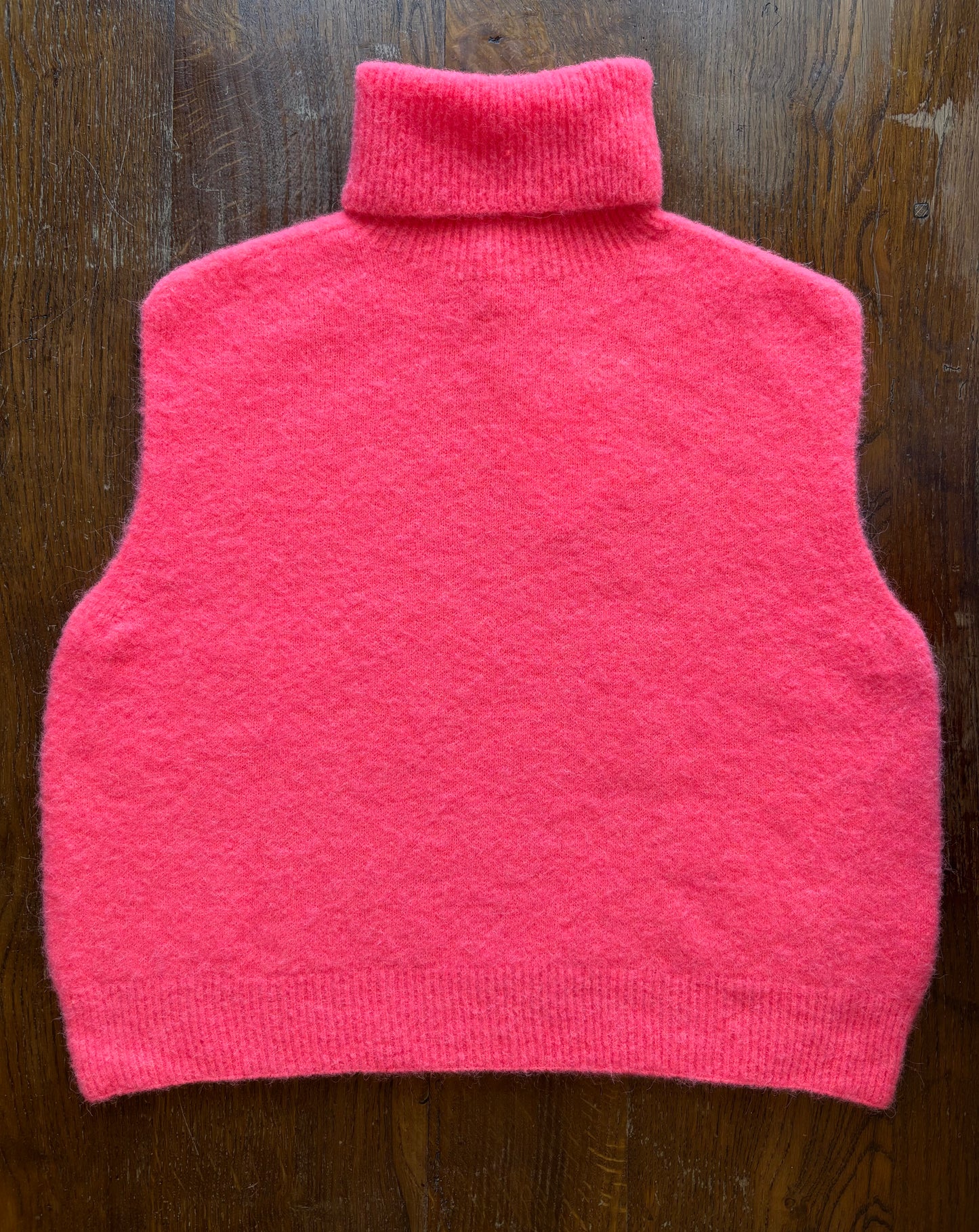 Pull à col roulé - corail