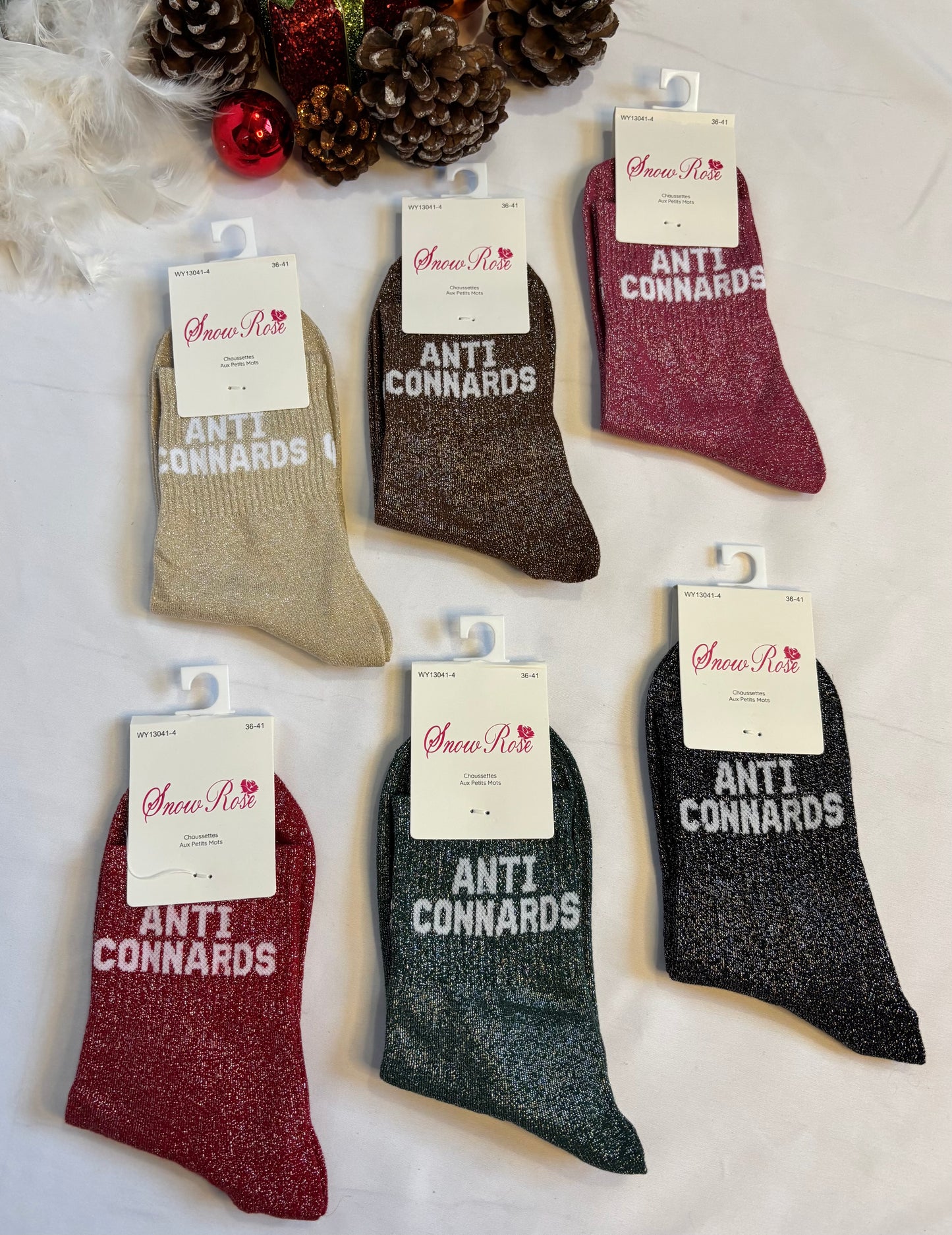 Chaussettes à paillettes - Anti connards