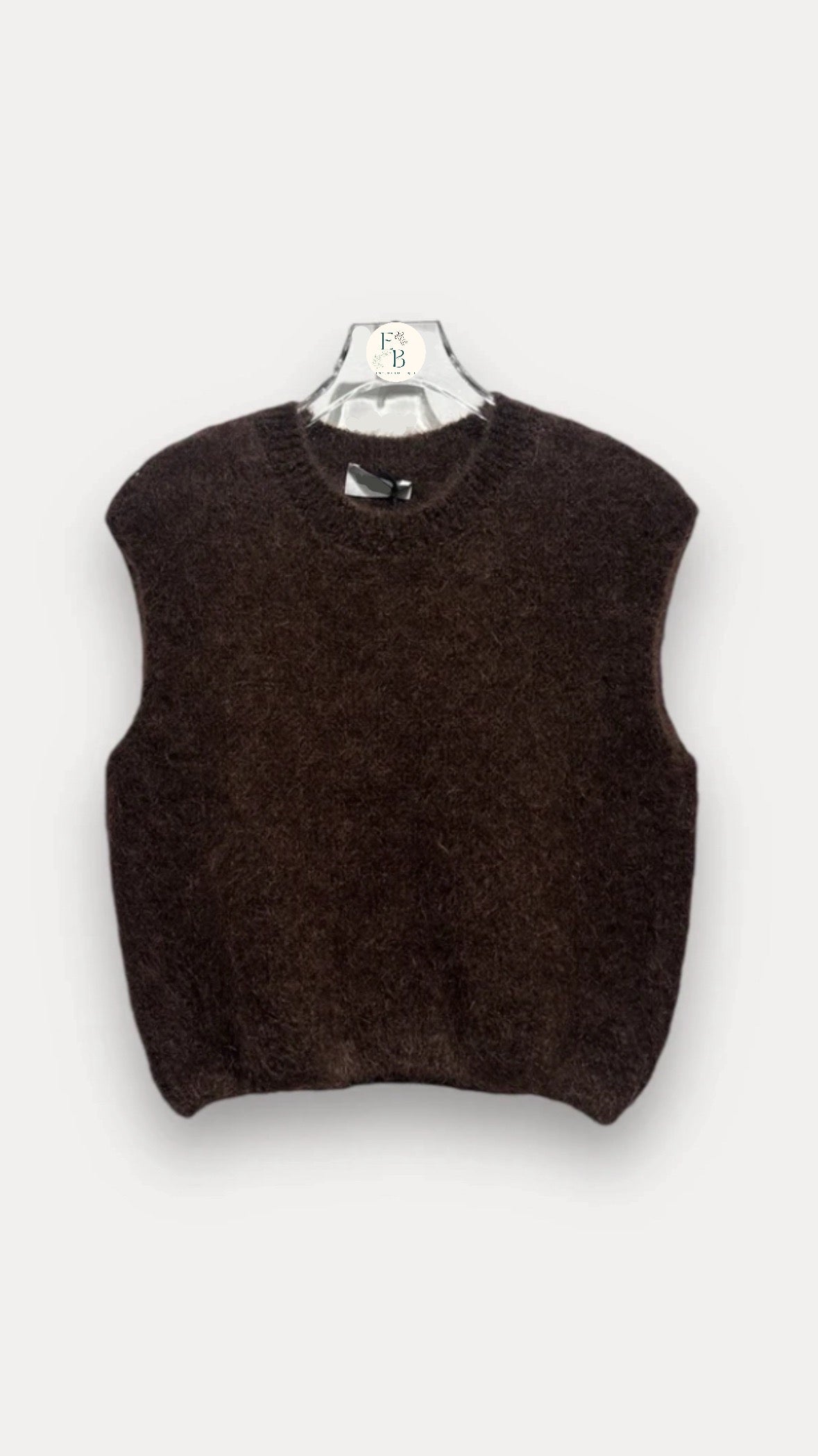 Brown Mohair Sweater