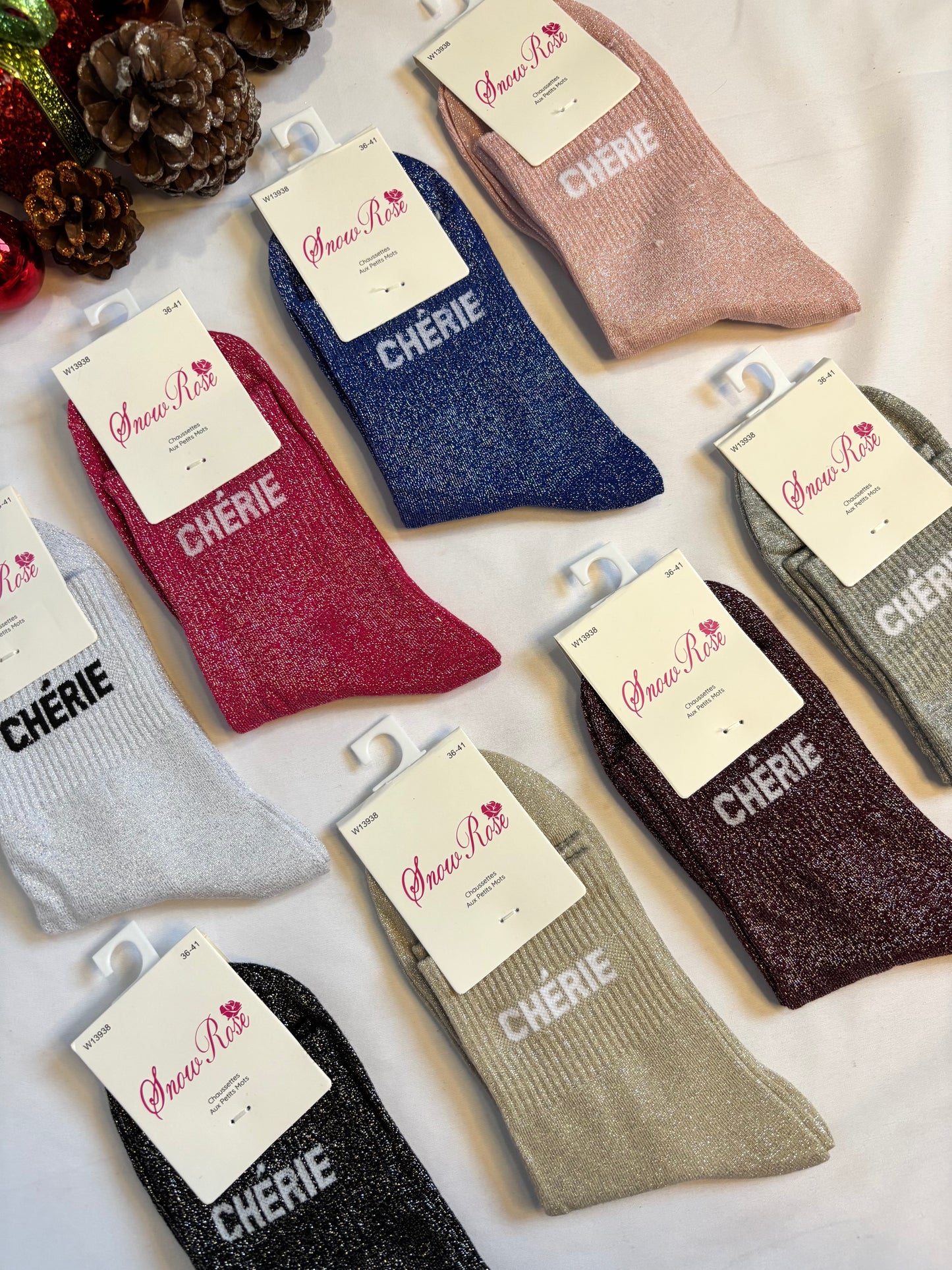 Chaussettes à paillettes - Chérie