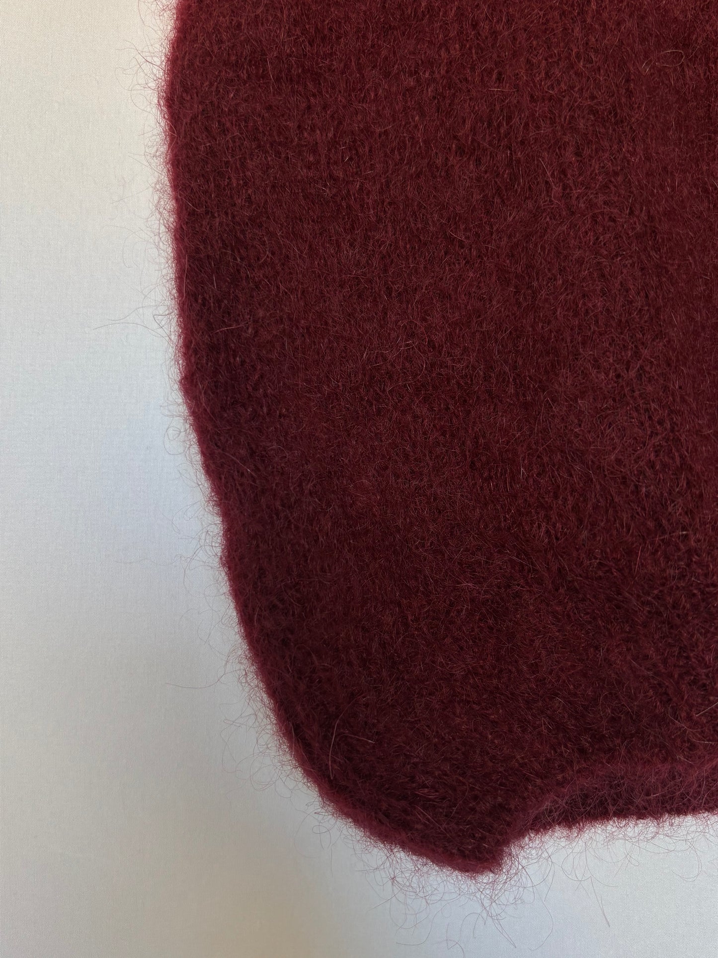 Pull mohair - bordeaux
