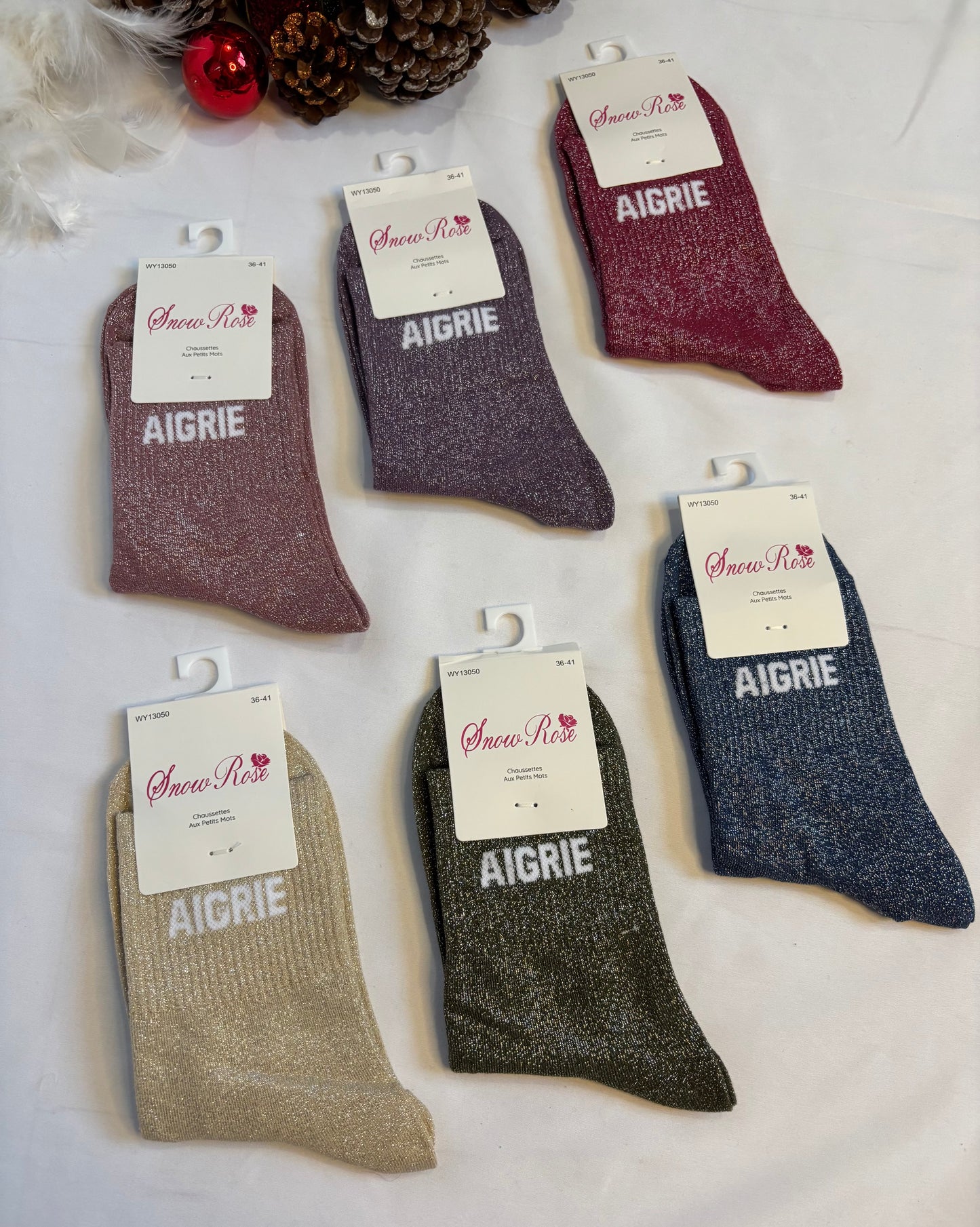 Chaussettes à paillettes - Aigrie