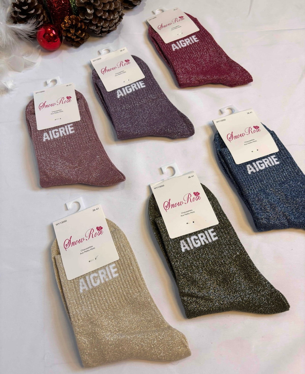 Chaussettes à paillettes - Aigrie