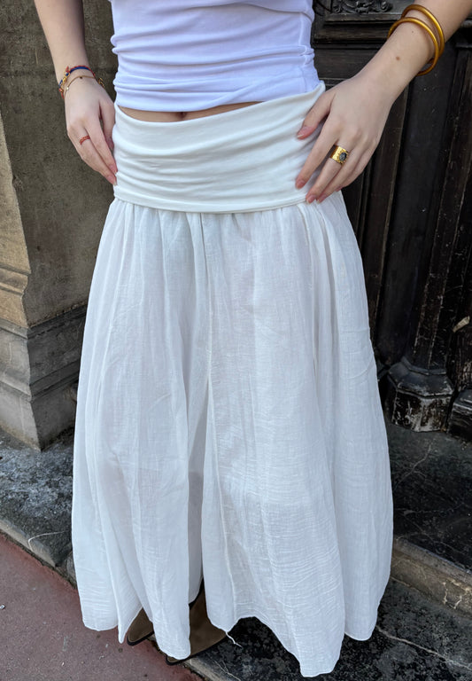Jupe longue - blanche