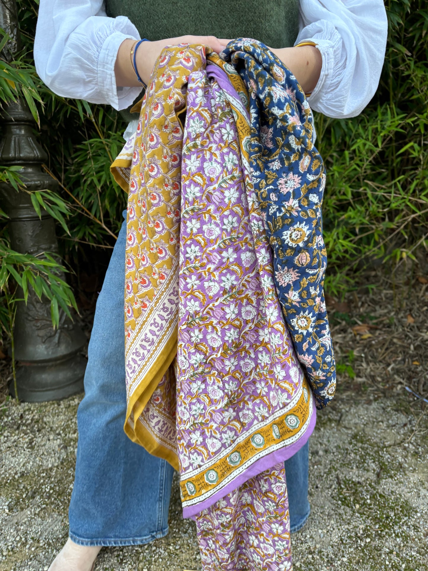 Petit foulard - marine