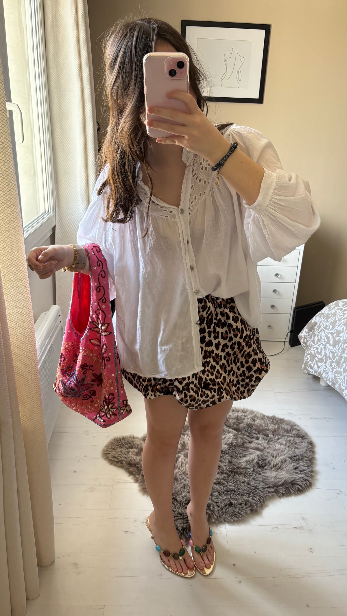 Jupe ballon léopard - Emylou Boutique