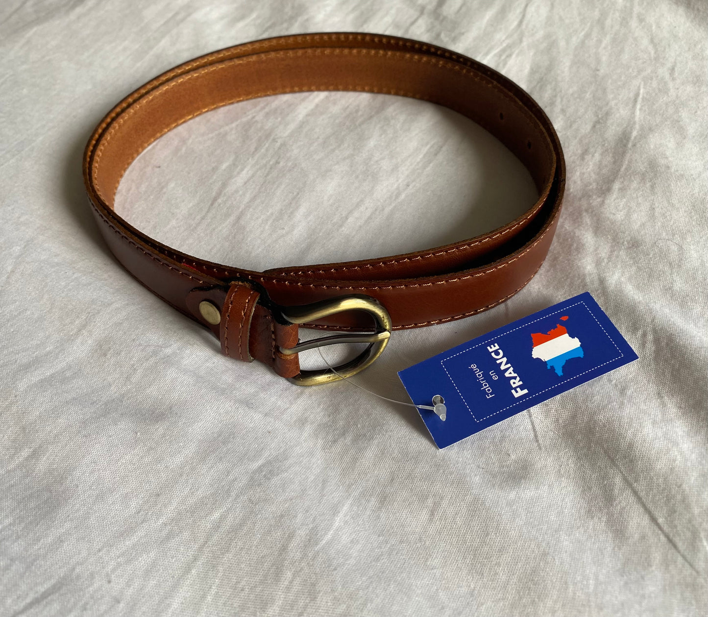 Ceinture en cuir - marron