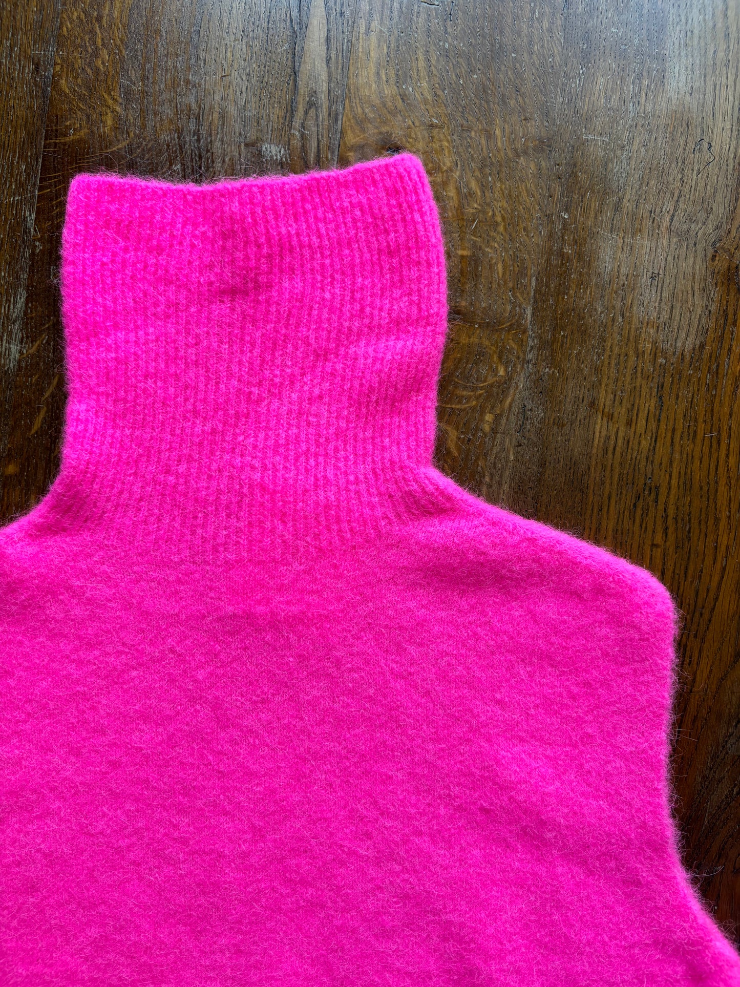 Pull à col roulé - fuschia