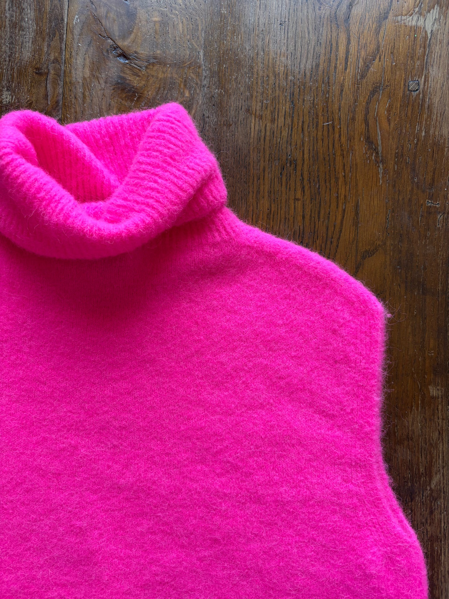Pull à col roulé - fuschia