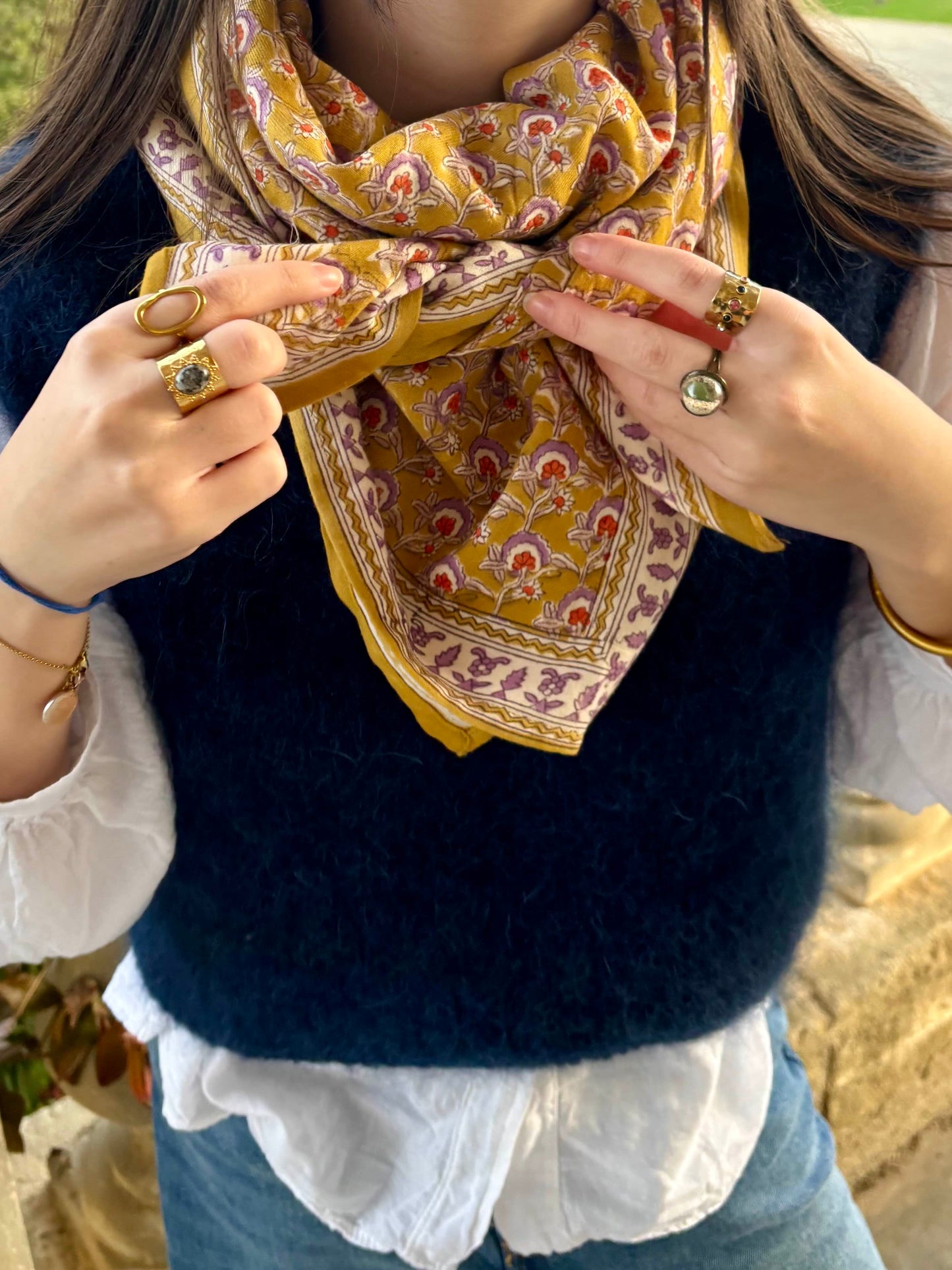 Foulard - jaune