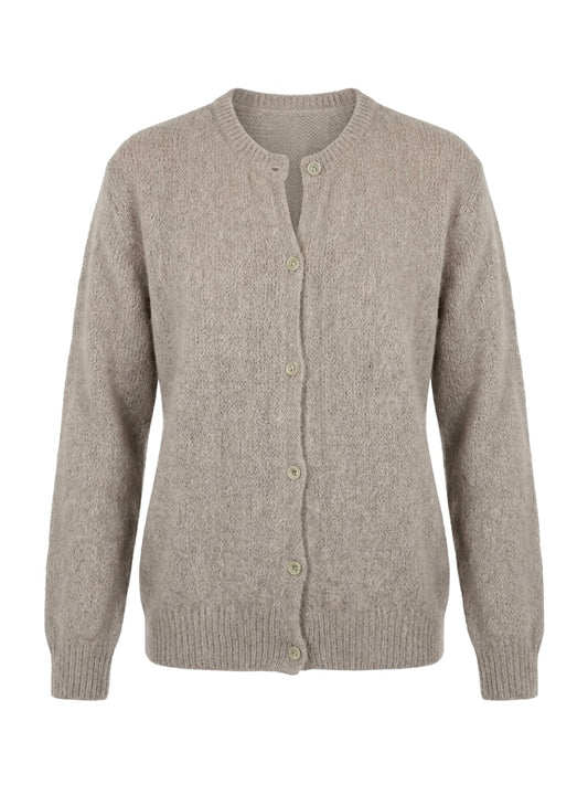 Gilet en alpaga et laine mélangé - gris