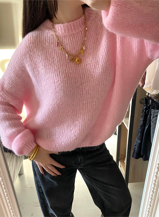 Pull doudou rose