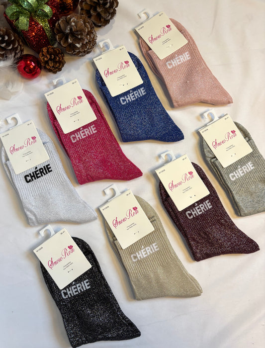 Chaussettes à paillettes - Chérie