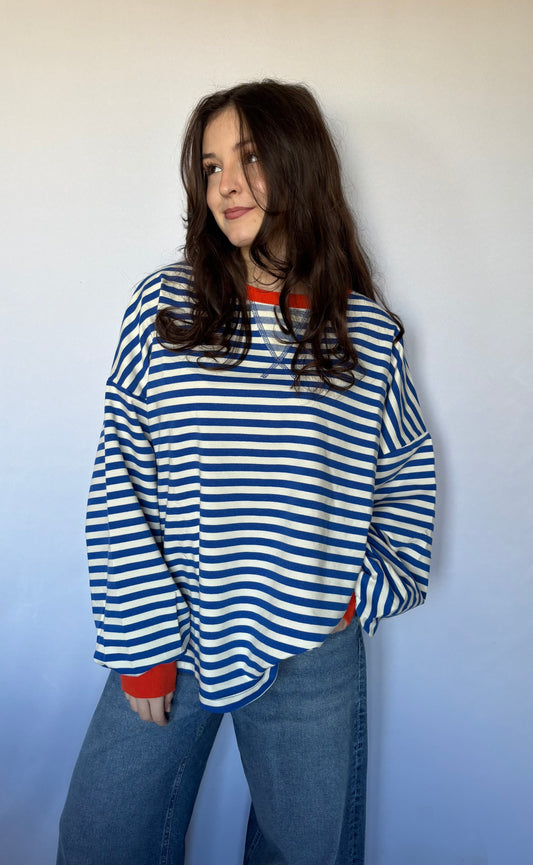 Marinière - bleu et écru