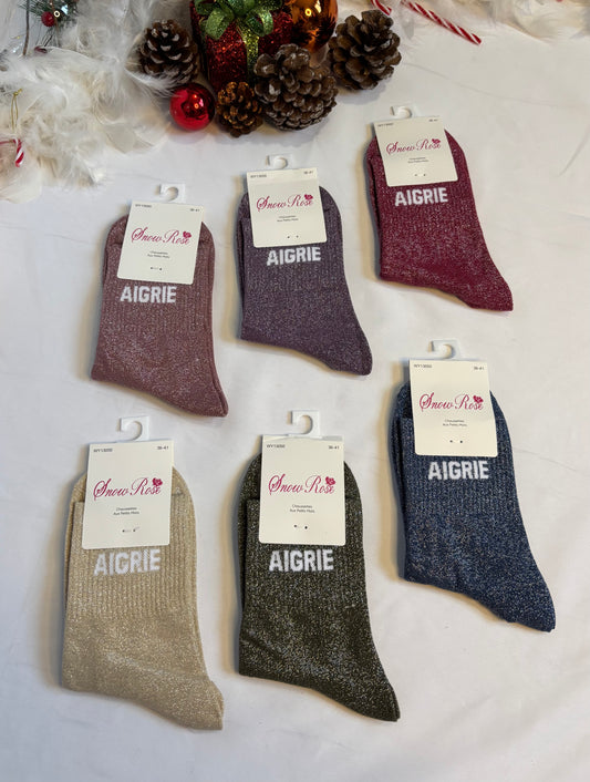 Chaussettes à paillettes - Aigrie