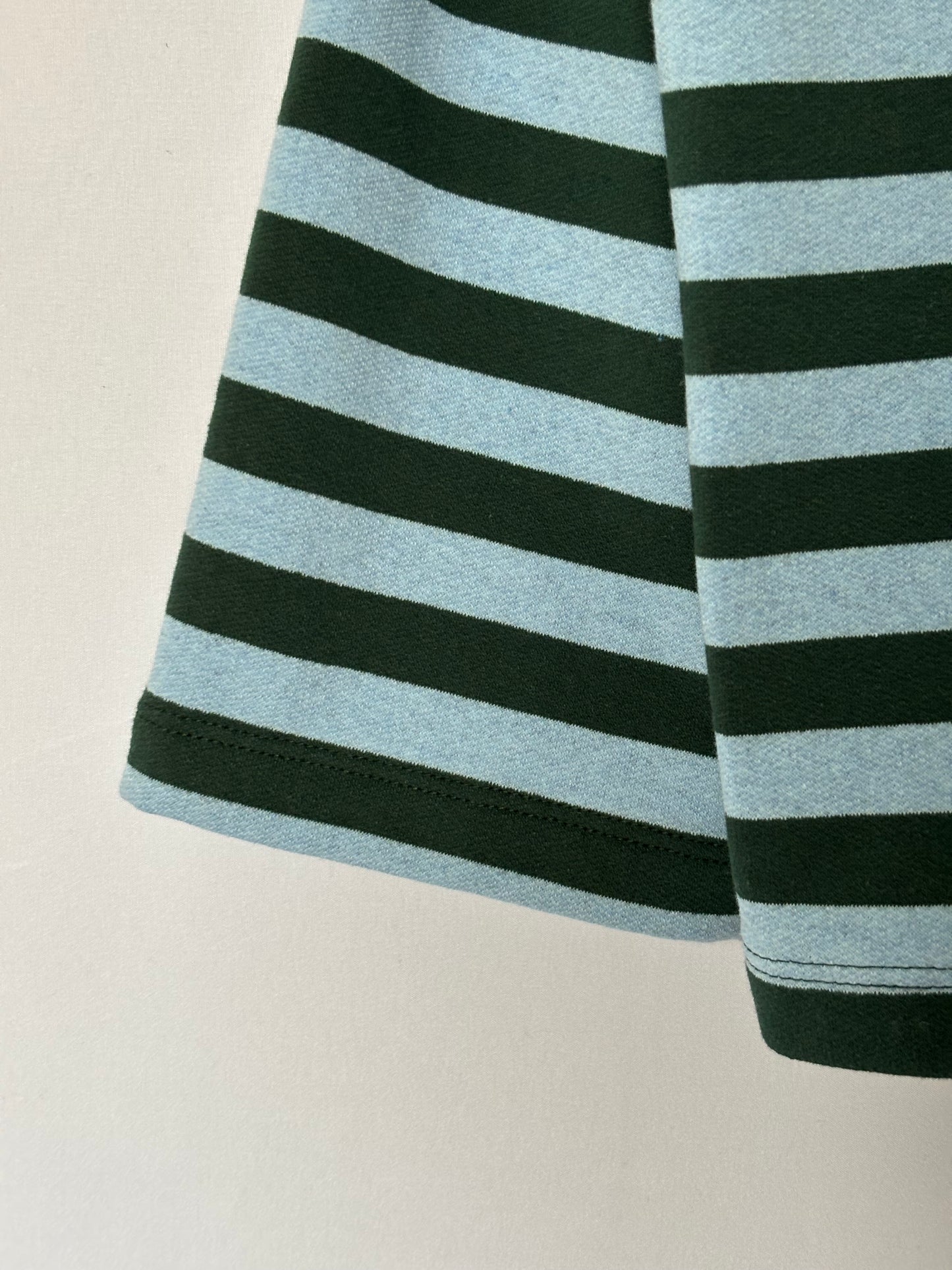 Marinière « Out of office » - Vert et bleu ciel