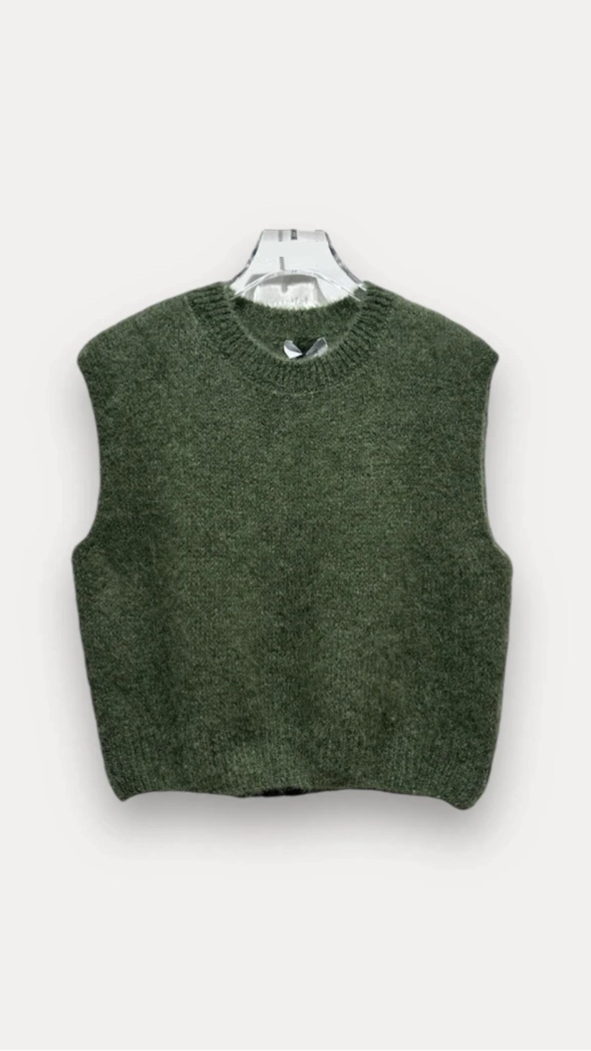 Pull mohair - kaki