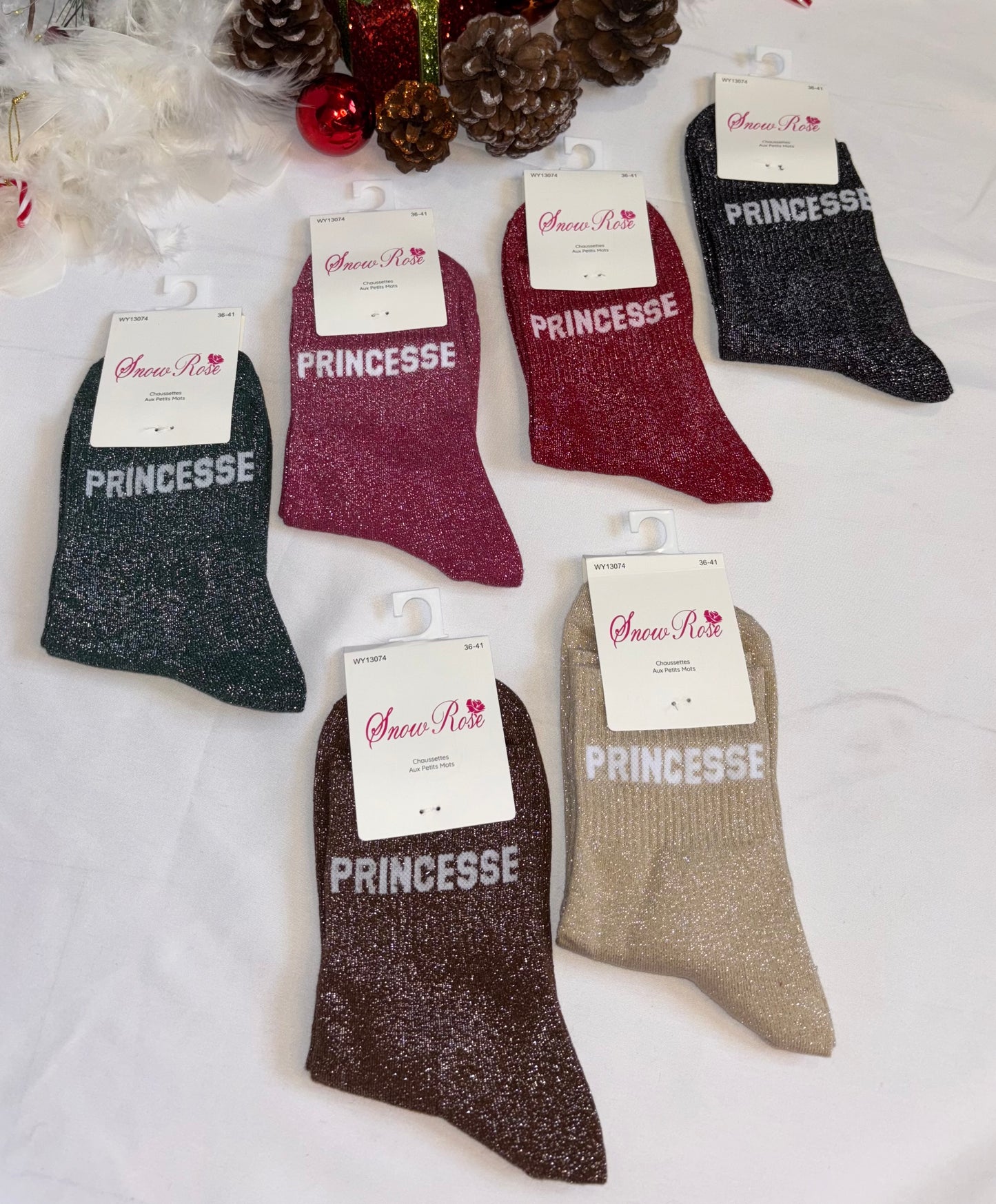 Chaussettes à paillettes - Princesse