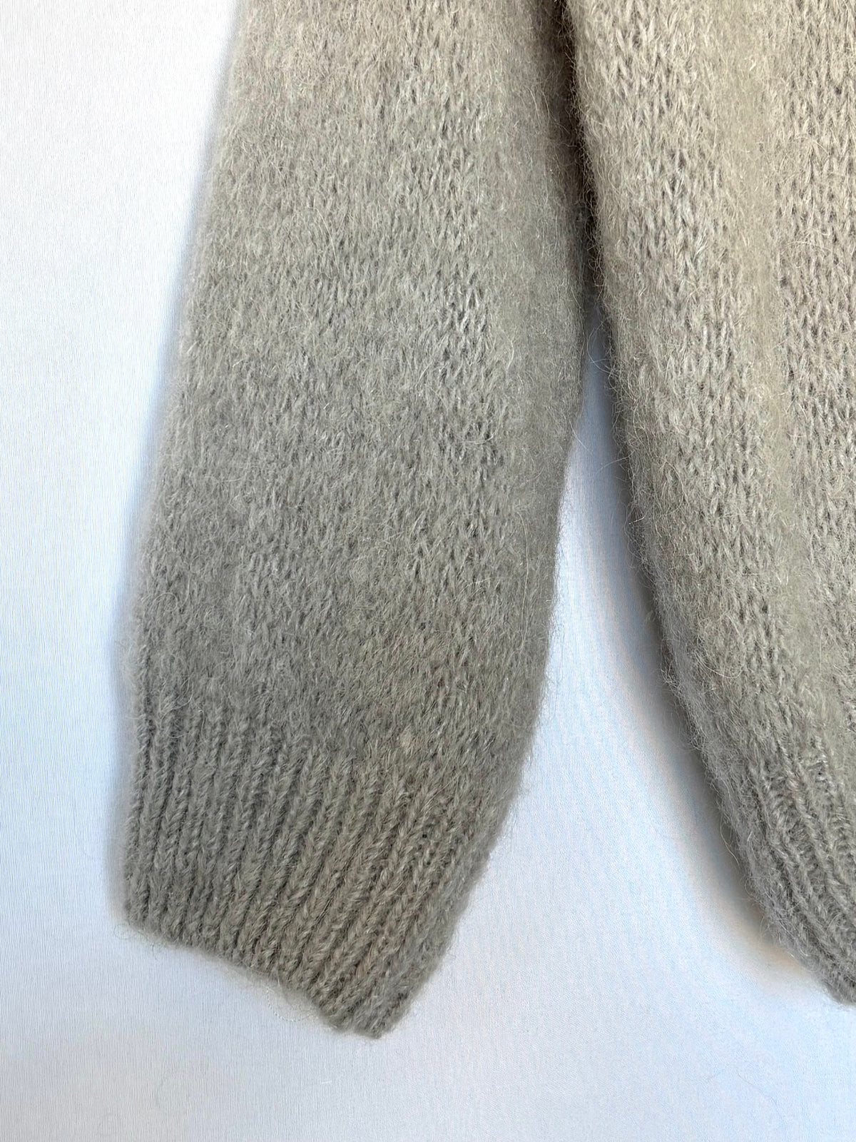 Gilet en alpaga et laine mélangé - gris
