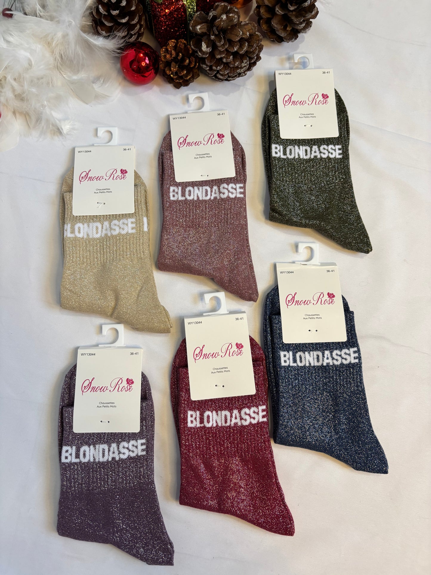 Chaussettes à paillettes - Blondasse