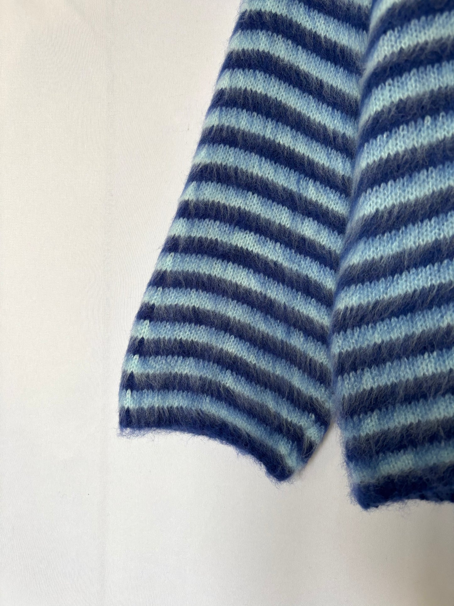 Pull marinière - bleu royal et bleu ciel