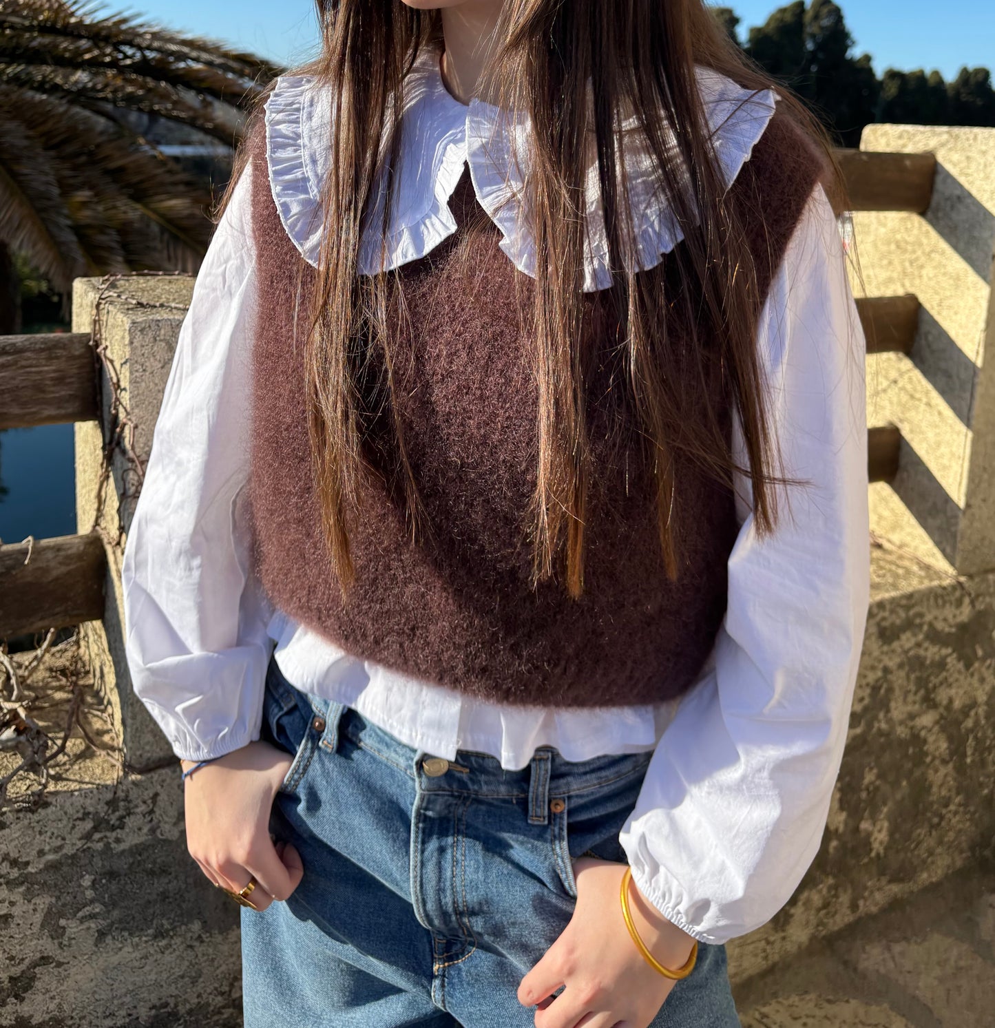 Brown Mohair Sweater